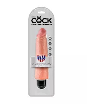 King Cock 8 In Vibrating Stiffy