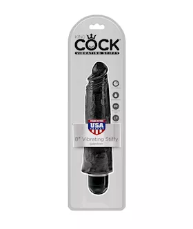King Cock 8 In Vibrating Stiffy
