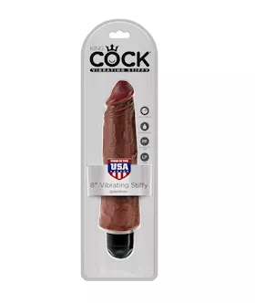 King Cock 8 In Vibrating Stiffy