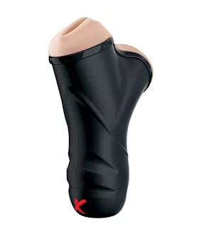 PDX Elite  Double Penetration Vibrating Stroker
