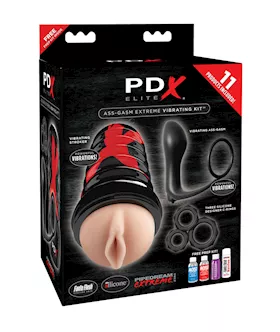 Pdx Elite- Ass-gasm Vibrating Kit