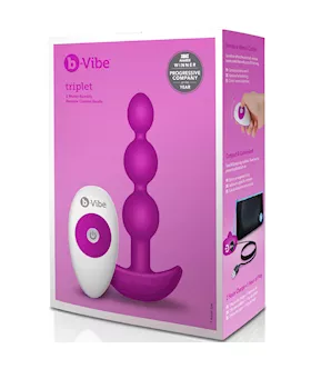 B-vibe Triplet Anal Beads