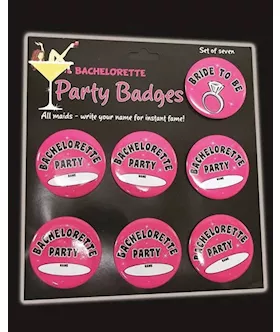 Bachelorette Badges Set Of 7