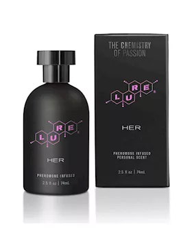 Lure Black Label For Her Pheromone Infused Personal Scent Bottle