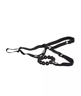 Lover's Thong With Stroker Beads 