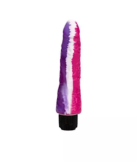 Funky Jelly Curved Vibrating Dildo