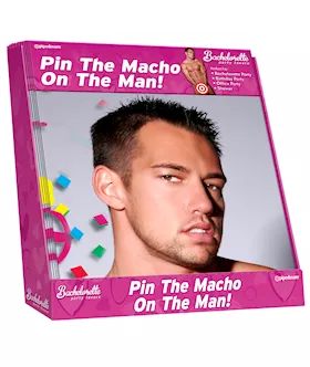 Pin The Macho On The Man Display Of 12