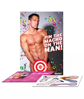 Pin The Macho On The Man Display Of 12