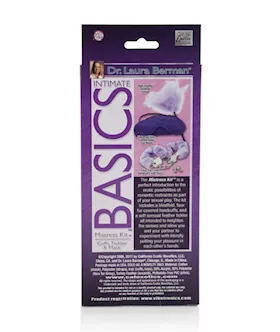 Dr Laura Berman Intimate Basics Mistress Kit Cuffs Tickler And Mask