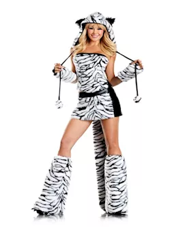 8 Piece Tasty Tiger  Costume - M/l
