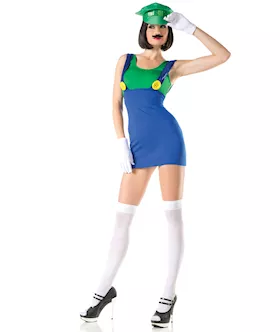 3 Piece  Sexy Miss Lingui Costume - 1x/2x