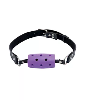 Ff Oval Breathable Ball Gag Purpl