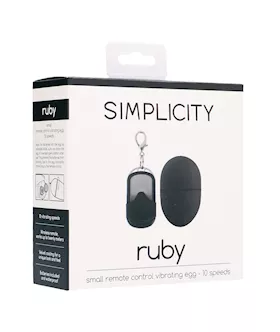 Ruby Remote Control Vibrating Egg