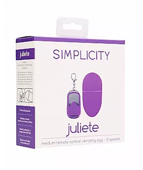 Juliete Remote Control Vibrating Egg