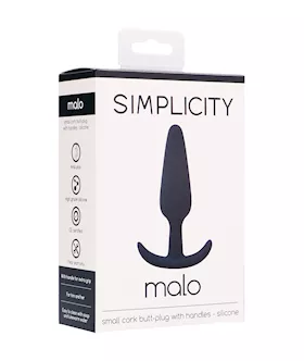 Malo Small Cork Butt-plug With Handles