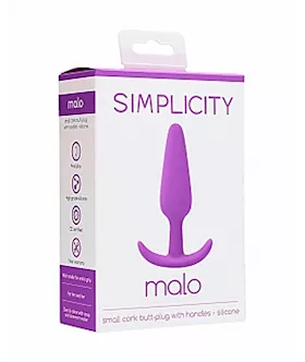 Malo Small Cork Butt-plug With Handles