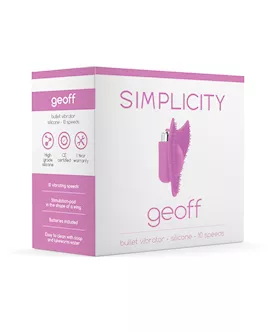 Geoff Bullet Vibrator - Silicone - 10 Speed
