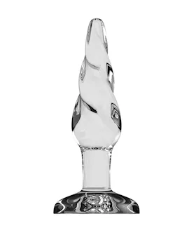Butt Plug - Twisted - Glass