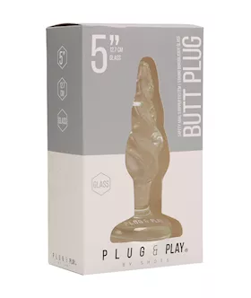 Butt Plug - Twisted - Glass