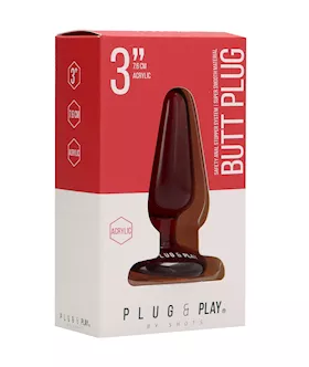 Butt Plug - Rounded - Glass