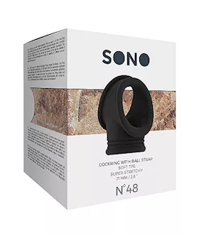 Sono No 48 Cockring With Ball Strap