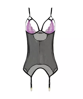 Lace Bustier G-string Set