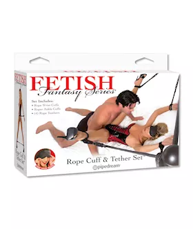 Ff Rope Cuff And Teather Set