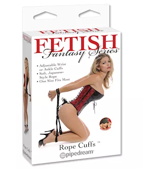 Ff Rope Cuffs Black
