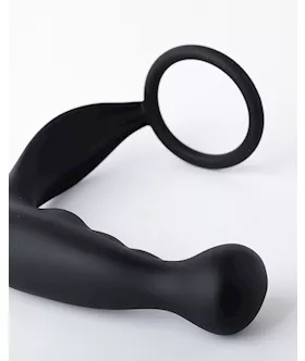 Vibrating P-spot Massager With Cock Ring