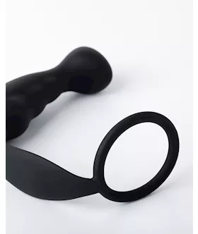 Vibrating P-spot Massager With Cock Ring