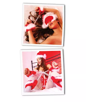 Ff Xmas Plush Cuff Set