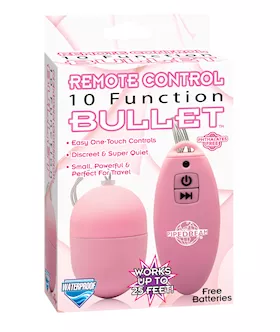 10 Function Remote Control Bullet Pink