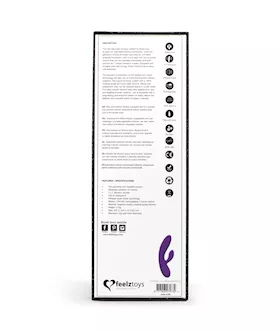 Feelztoys Lea Vibrator Medium Purple Glitter