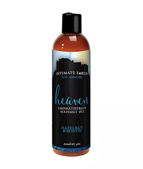 Intimate Earth Heaven Aromatherapy Massage Oil  Hazelnut Biscotti
