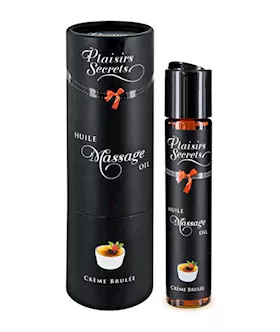 Plaisirs Secrets Massage Oil Creme Brulee