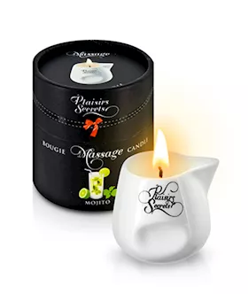 Plaisirs Secrets Massage Candle Mojito