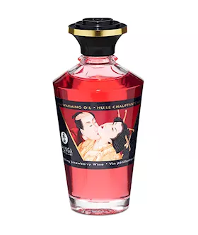 Warming Aphrodisiac Oil  Strawberry Sprakling Wine