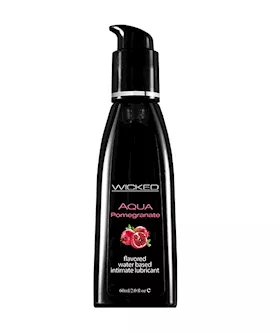 Wicked Aqua Pomegranate Waterbased Lubricant 60 Ml
