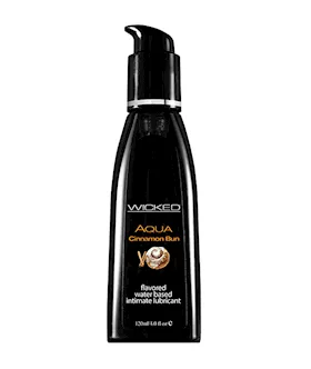 Wicked Aqua Cinnamon Bun Waterbased Lubricant 120 Ml