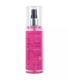 Crazy Girl Wanna Be Sexy Flirty Body Mist Plumeria