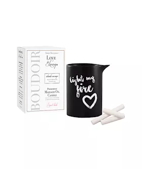 Love In Luxury Soy Massage Candle Sweet Blush