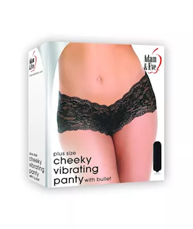 Adam & Eves Cheeky Vibrating Panty Plus Size