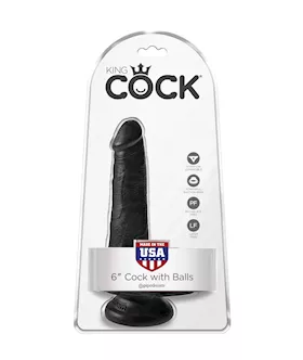 King Cock Suction Cup Dildo With Balls