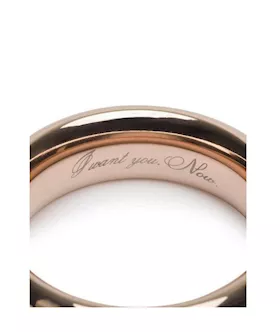 Fifty Shades Freed I Want You Now Steel Love Ring