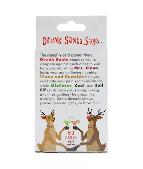Drunk Santa Says - Drinking Card Game