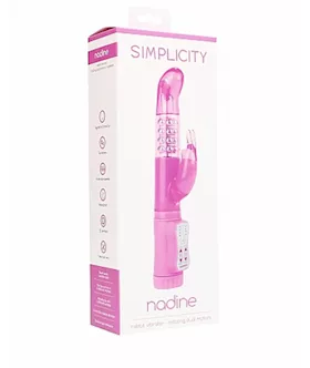 Nadine Rabbit Vibrator Rotating Dual Motors 8 Speeds