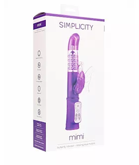 Mimi Butterfly Vibrator Rotating Dual Motors 8 Speeds