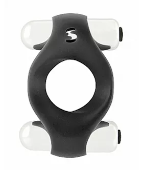 Dalton Double Vibrating Cockring Silicone 10 Speeds
