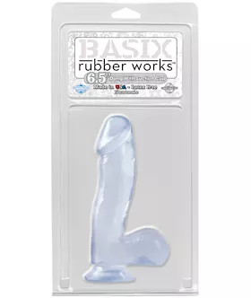 Basix 6.5 Inch Suction Cup Dildo