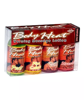 Body Heat Sampler Pack 4 1oz Bottles
